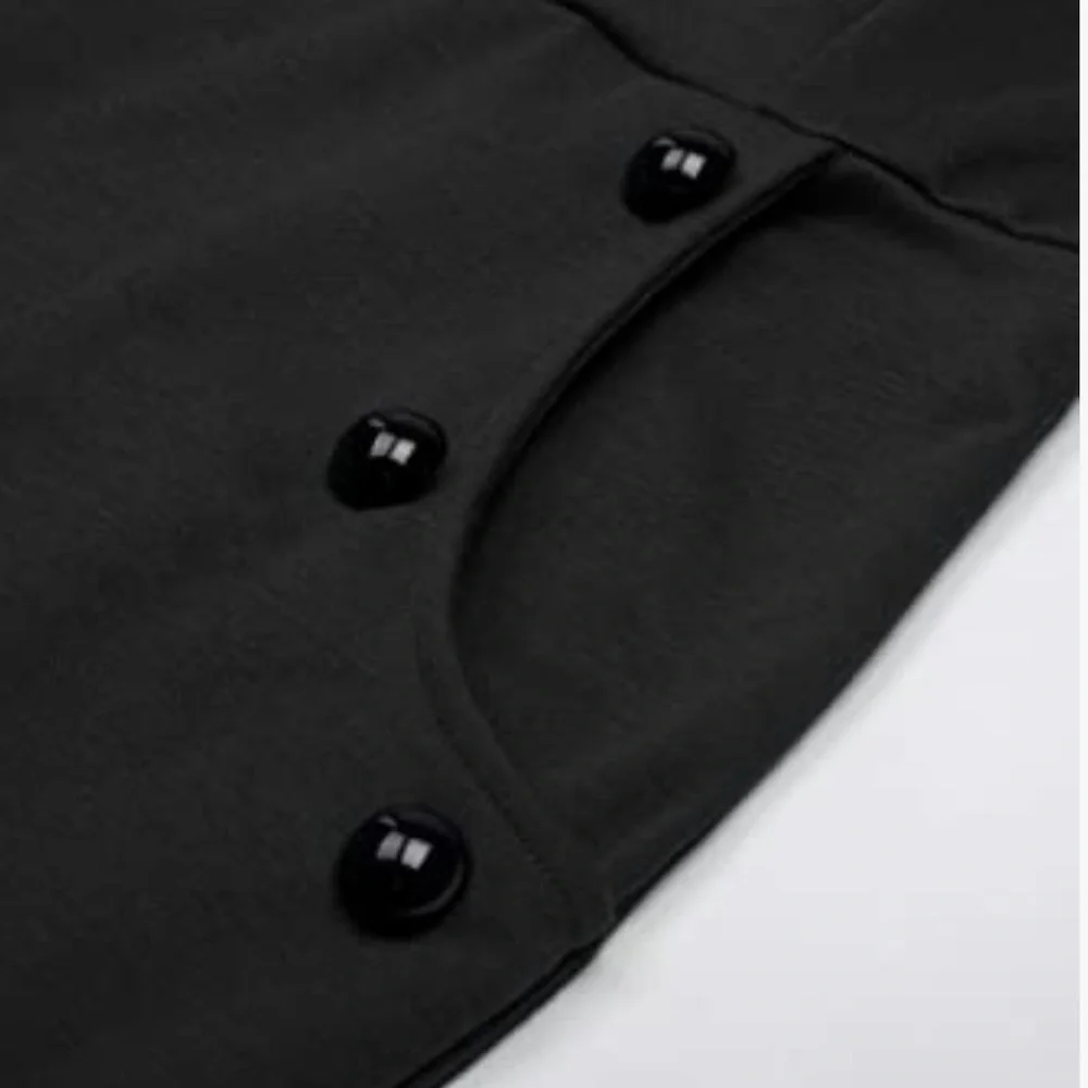 Slim fit business dress short sleeved pencil skirt - Picture 4 of 6